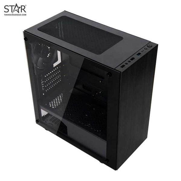  Thùng máy MIK Nexus M Black (Đen) Không Fan 