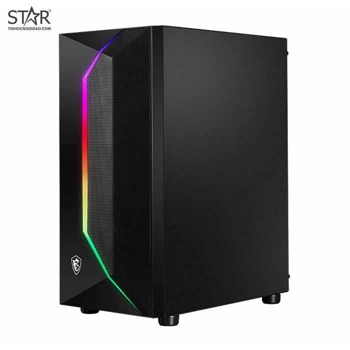 Thùng máy Case MSI MAG VAMPIRIC 100L | Đen, Mid Tower, Tặng 4 Fan RGB