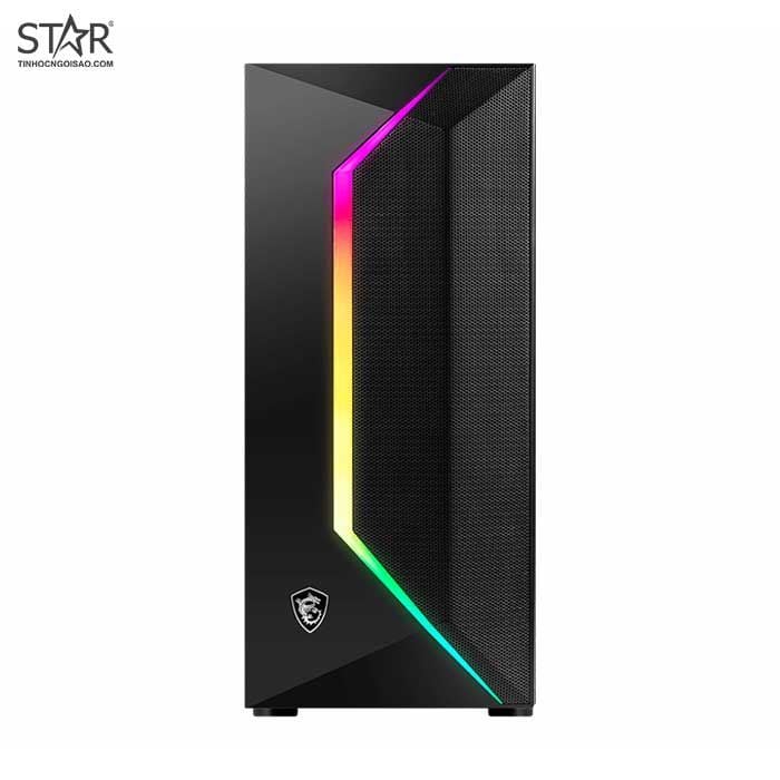 Thùng máy Case MSI MAG VAMPIRIC 100L | Đen, Mid Tower, Tặng 4 Fan RGB