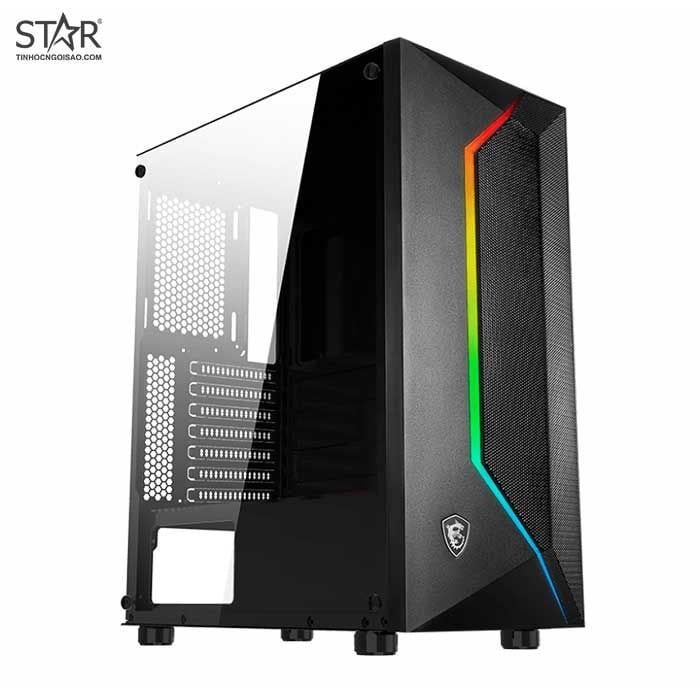 Thùng máy Case MSI MAG VAMPIRIC 100L | Đen, Mid Tower, Tặng 4 Fan RGB