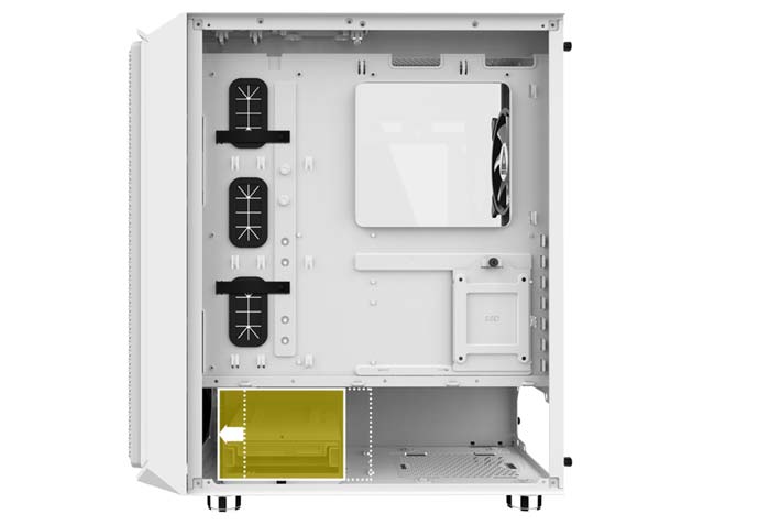 Thùng máy Case Montech Air X White (Trắng)