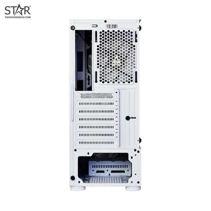 Thùng máy Case Montech X1 White (Trắng) (Tặng 4 Fan RGB)