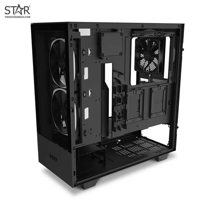 Thùng máy Case NZXT H510 Elite Matte Black (CA-H510E-B1) (Đen)