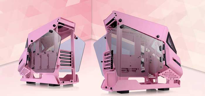 Thùng máy Case Thermaltake AH T200 Pink Micro Chassis (Hồng) (CA-1R4-00SAWN-00)