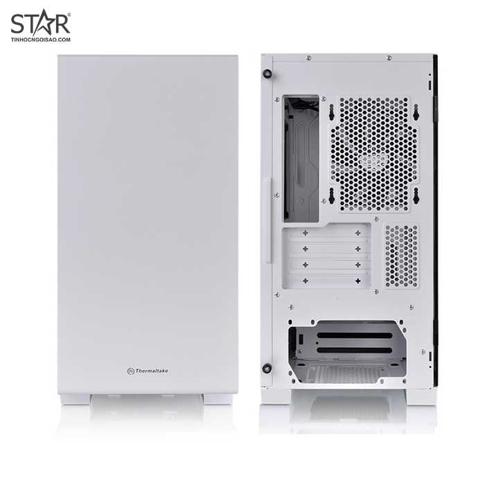 Thùng máy Case Thermaltake S100 Snow Edition Micro Chassis (Trắng) (CA-1Q9-00S6WN-00)