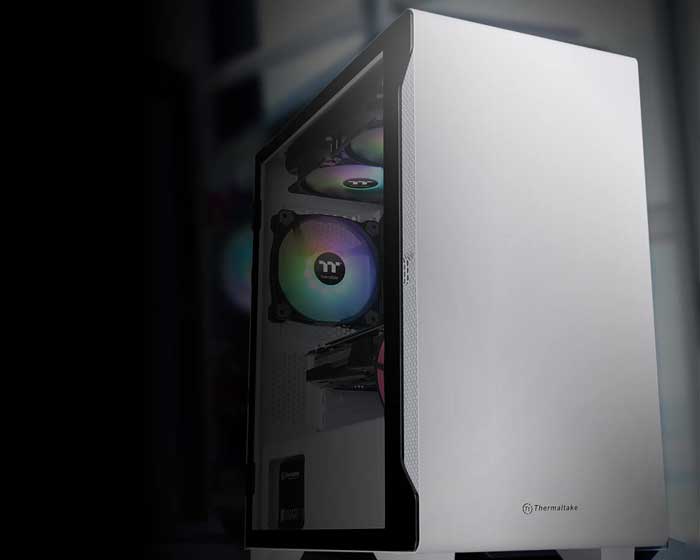 Case Thermaltake S100 Snow Edition Micro Chassis (Trắng) (CA-1Q9-00S6WN-00)