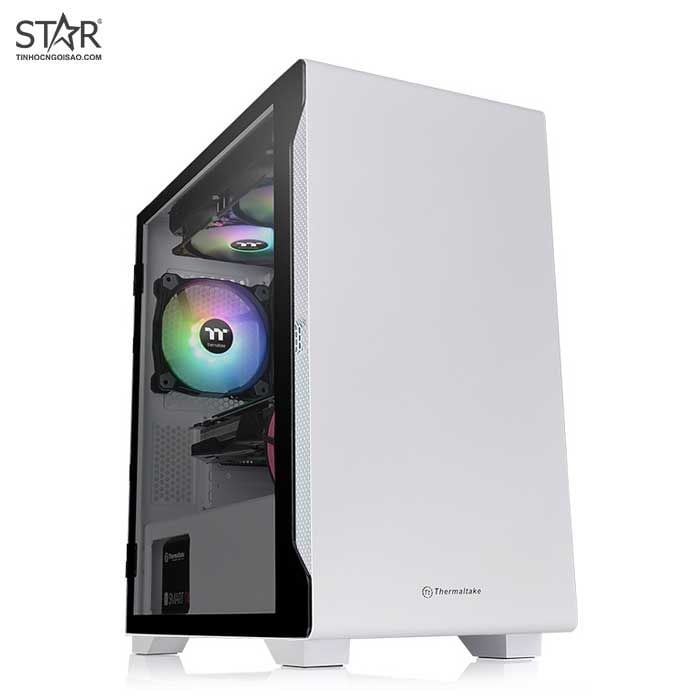 Thùng máy Case Thermaltake S100 Snow Edition Micro Chassis (Trắng) (CA-1Q9-00S6WN-00)