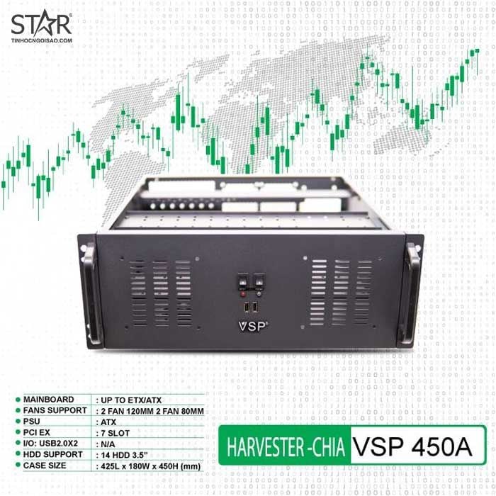 Case VSP Havester-CHIA 450A (HDD 3.5″ x 14)