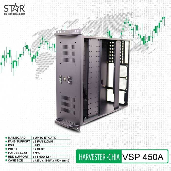 Case VSP Havester-CHIA 450A (HDD 3.5″ x 14)