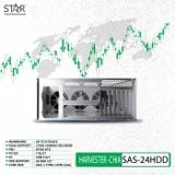  Thùng máy VSP Havester-CHIA SAS-24HDD (HDD 3.5″ x 24) 