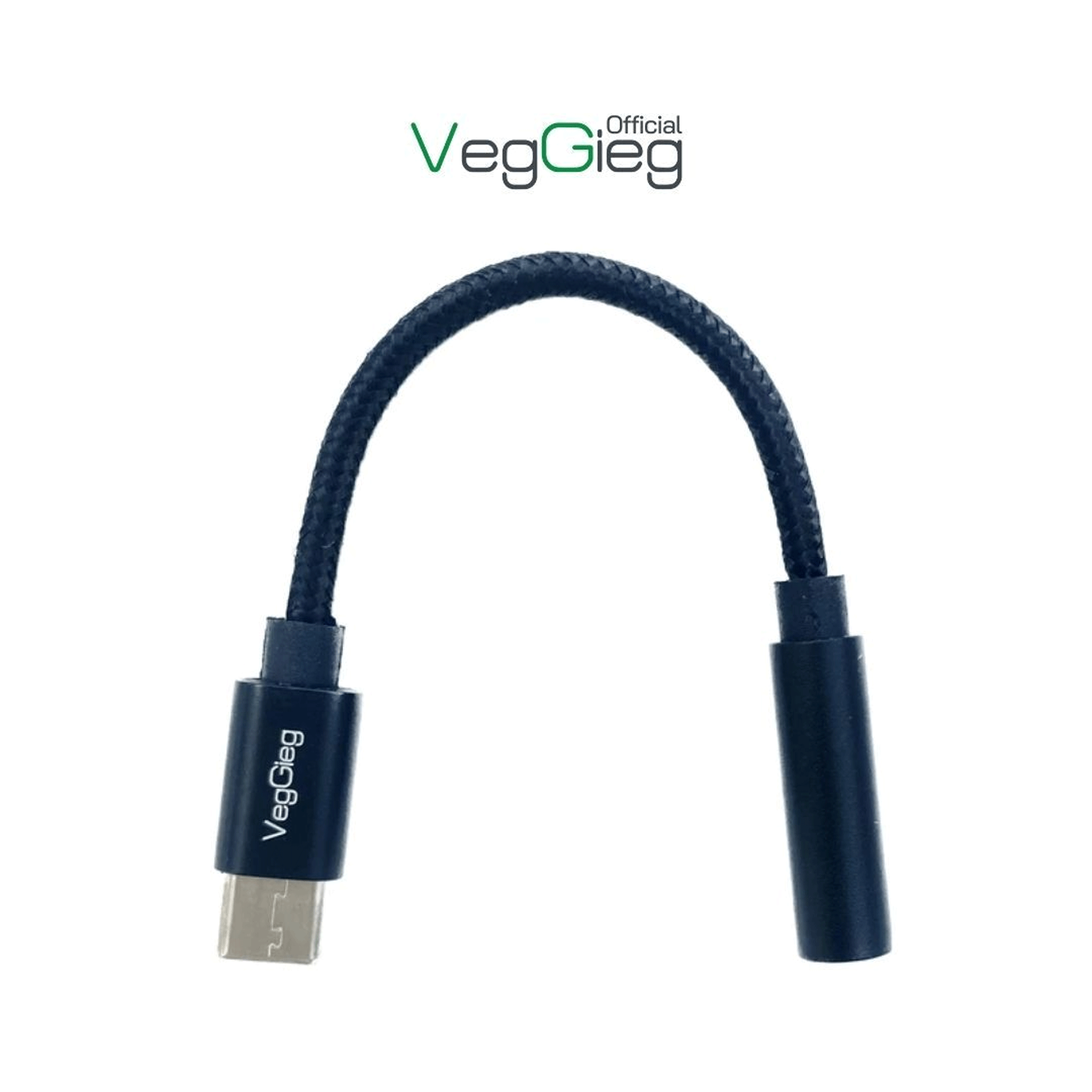  Cáp chuyển Type C (M) sang 3.5mm (F) Veggieg V-S103, 0.15m 