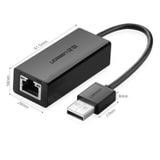  Cáp chuyển USB to LAN Ugreen (20255/20254) | Hỗ trợ 10/100/1000 Mbps 