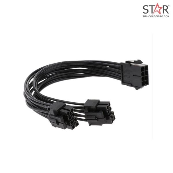  Cáp nguồn nối dài CPU 2 đầu 8 pin 
