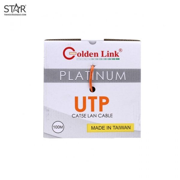 Cáp Goldden Link 100m 5E Platinum Taiwan cam – UTP