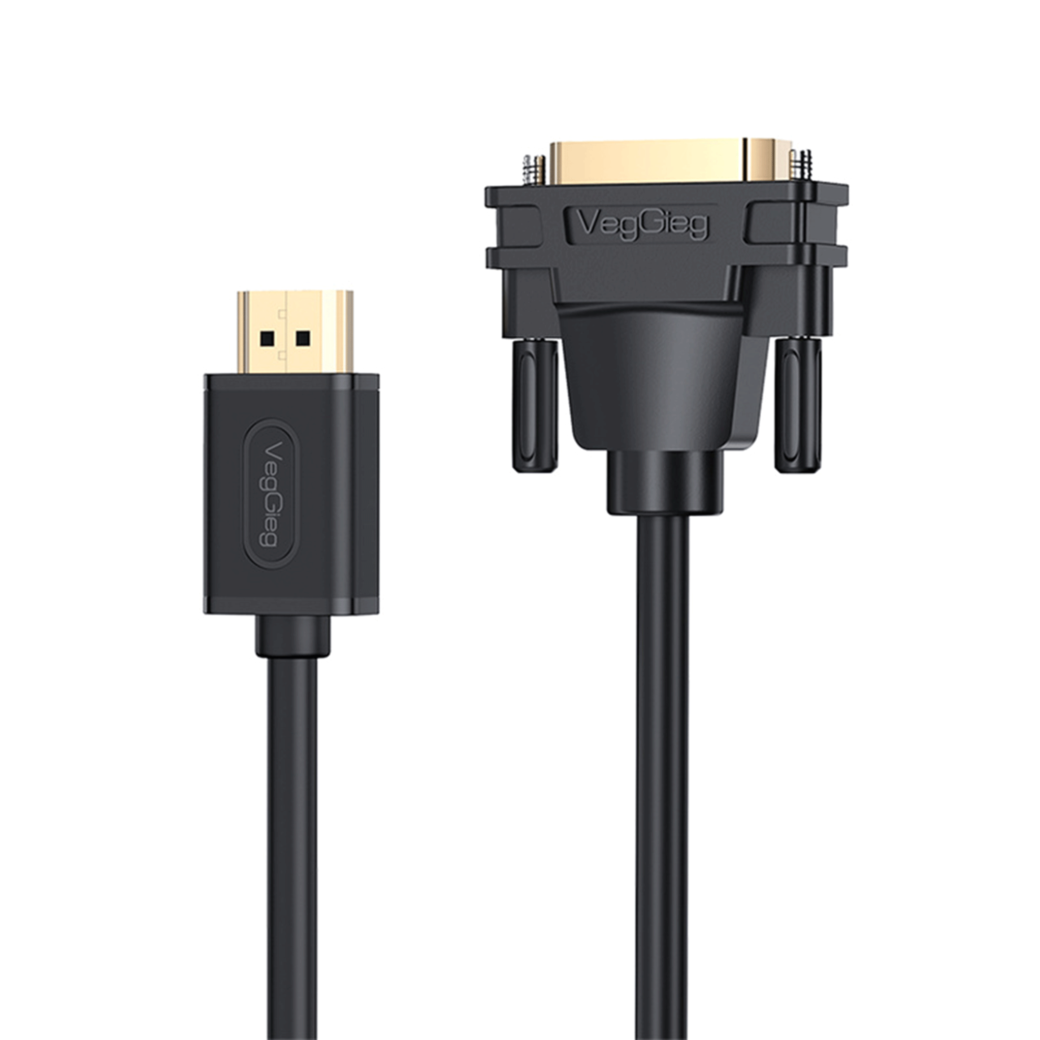 Cáp HDMI sang DVI (24+1) VEGGIEG V-D204 | Dài 3m