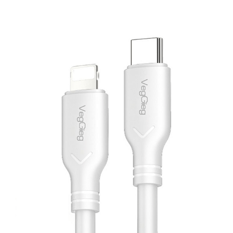 Cáp sạc nhanh Veggieg V-M001L | USB C sang Lightning, 1.2m