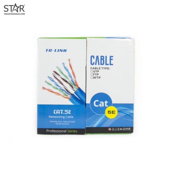 Cáp TC-Link UTP 305m 5E Màu Trắng ( Mã 501 )