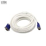  Cáp vga trắng 1.5m – 2 đầu xanh loại tốt 