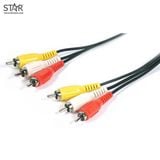  Cáp Loa 3 ra 3 đầu đực 1.5m 