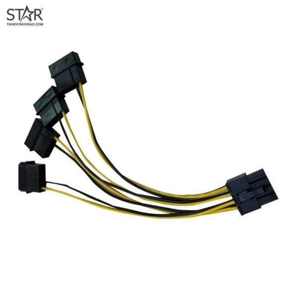  Cáp nguồn phụ(từ 8 Pin ra 4 nguồn phụ) 