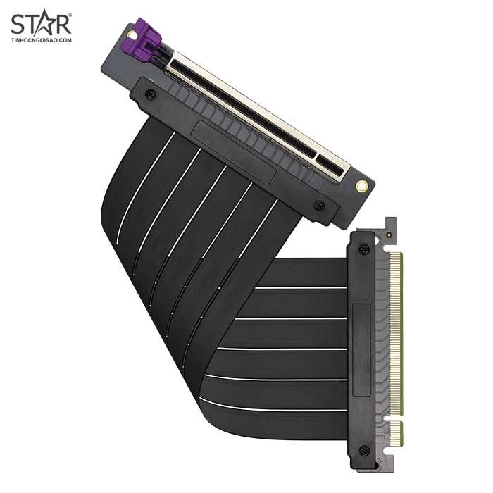 Cáp Riser Cooler Master Cable PCIe 3.0 x16 Ver. 2 (200mm) (MCA-U000C-KPCI30-200)