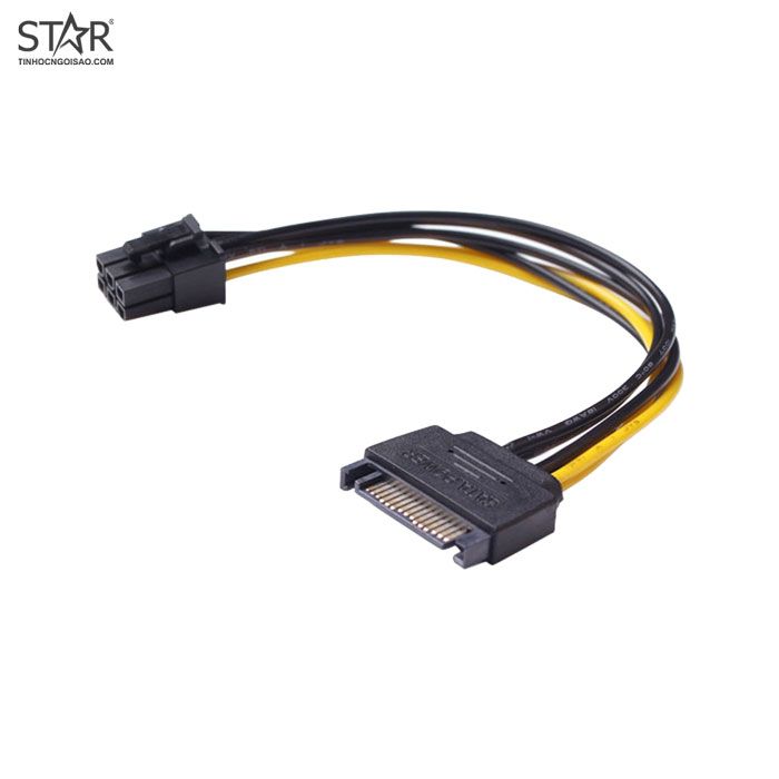 Cáp nguồn phụ VGA (từ Sata qua VGA 6 Pin)