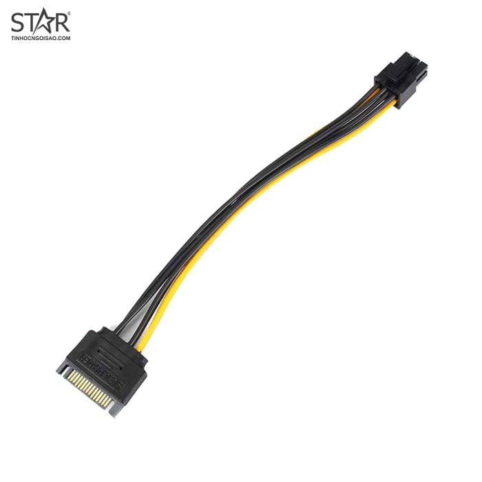 Cáp nguồn phụ VGA (từ Sata qua VGA 6 Pin)