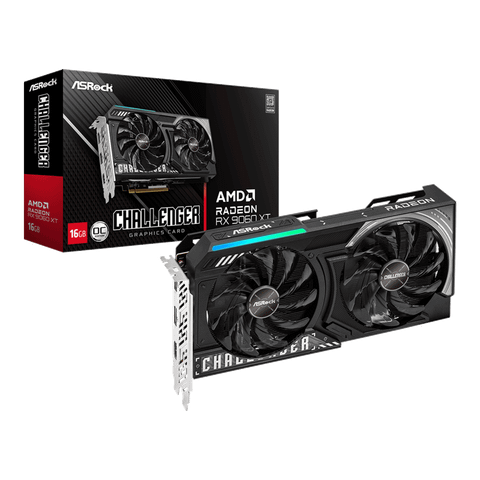 Card màn hình ASRock AMD Radeon™ RX 9060 XT Challenger 16GB OC