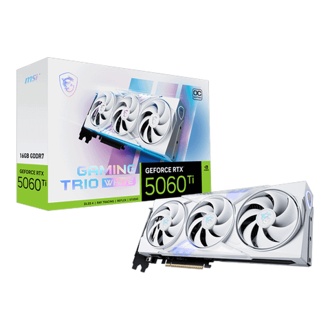Card màn hình MSI GeForce RTX 5060 Ti 16G Gaming Trio OC White