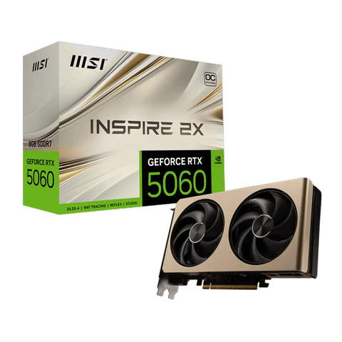 Card màn hình MSI GeForce RTX™ 5060 8G INSPIRE 2X OC