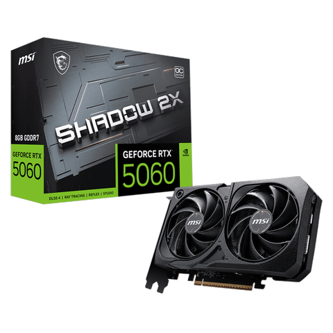 Card màn hình MSI GeForce RTX™ 5060 8G SHADOW 2X OC