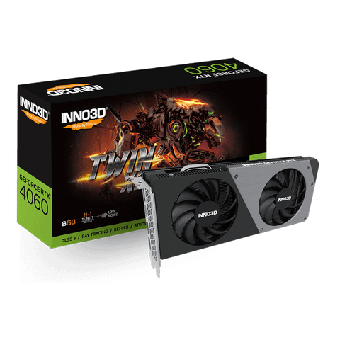 Card màn hình INNO3D GeForce RTX™ 4060 TWIN X2
