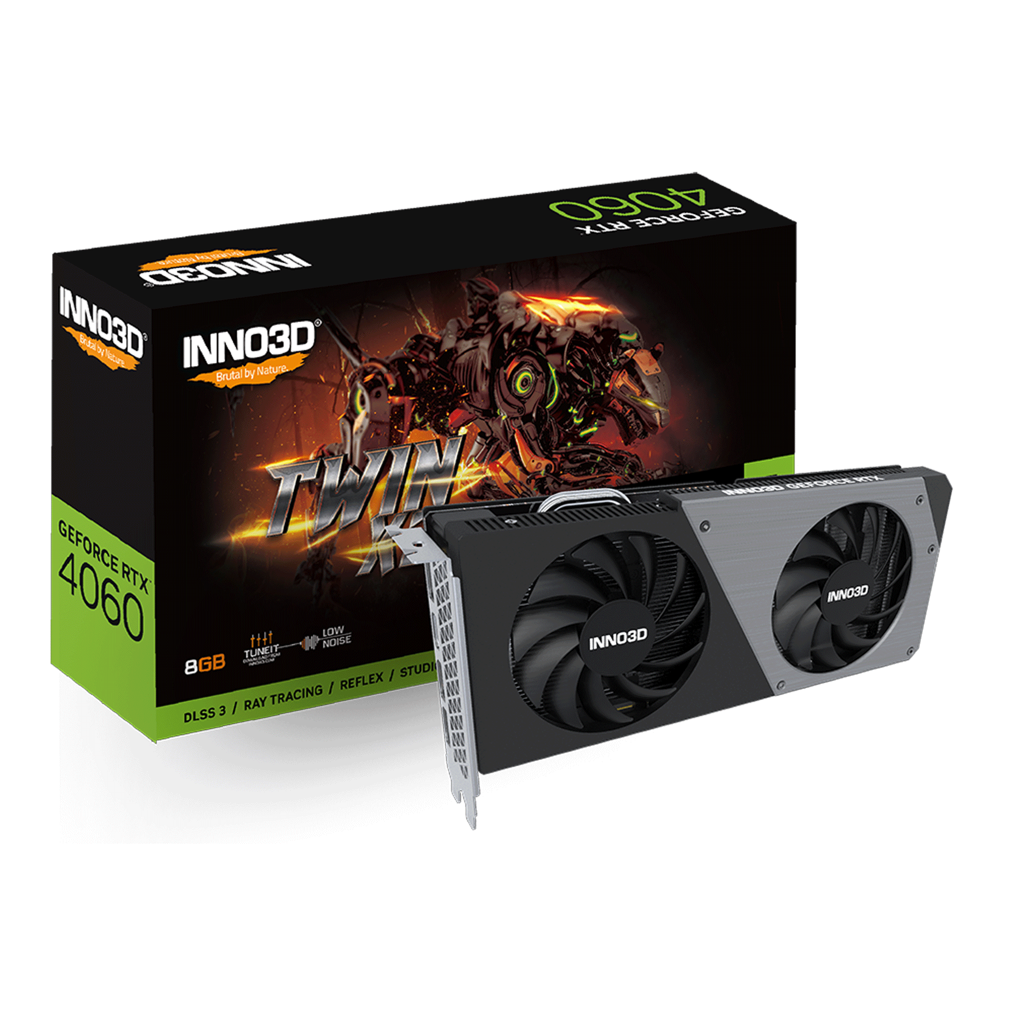 Card màn hình INNO3D GeForce RTX™ 4060 TWIN X2