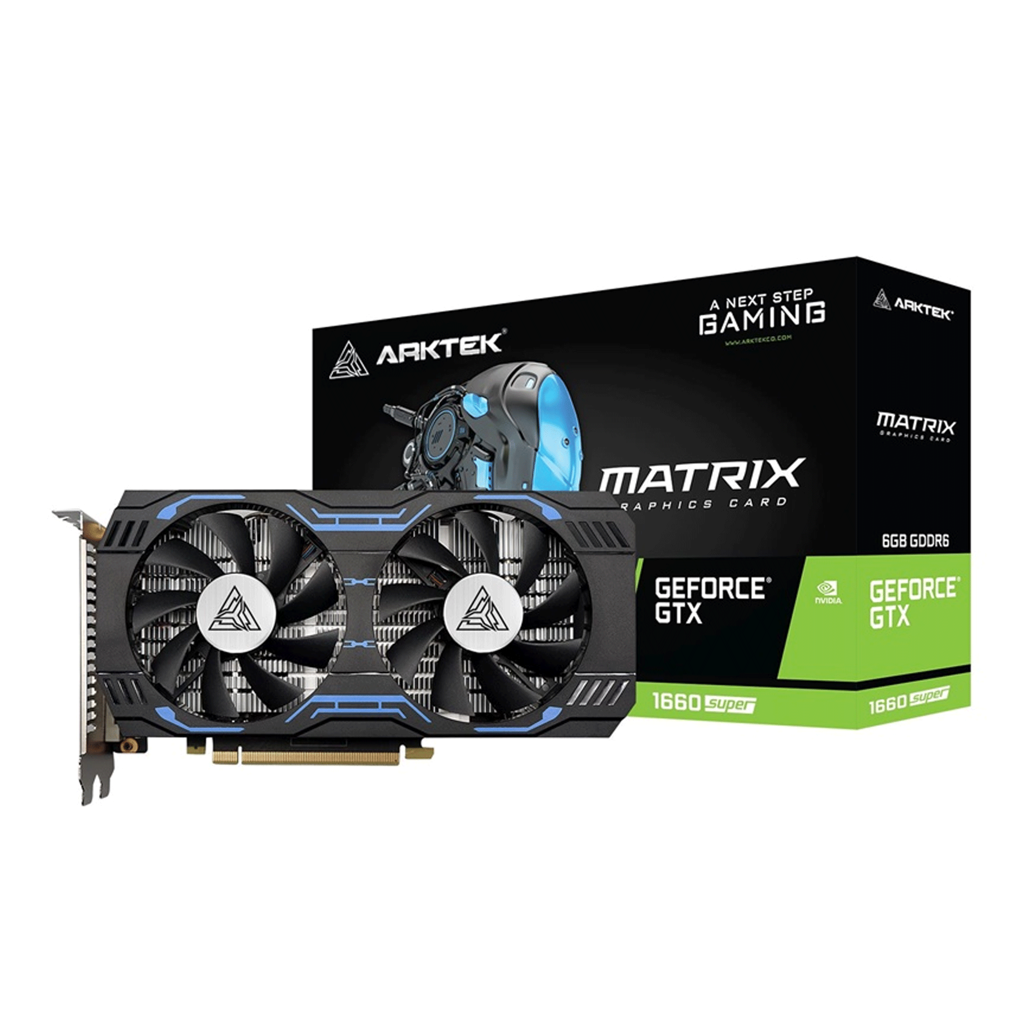 Card màn hình VGA ARKTEK GTX 1660 Super 6GB