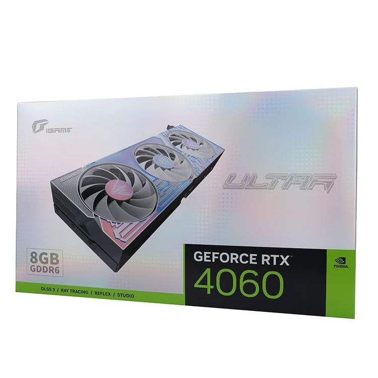 Card màn hình VGA COLORFUL iGame GeForce RTX 4060 Ultra W OC 8GB-V