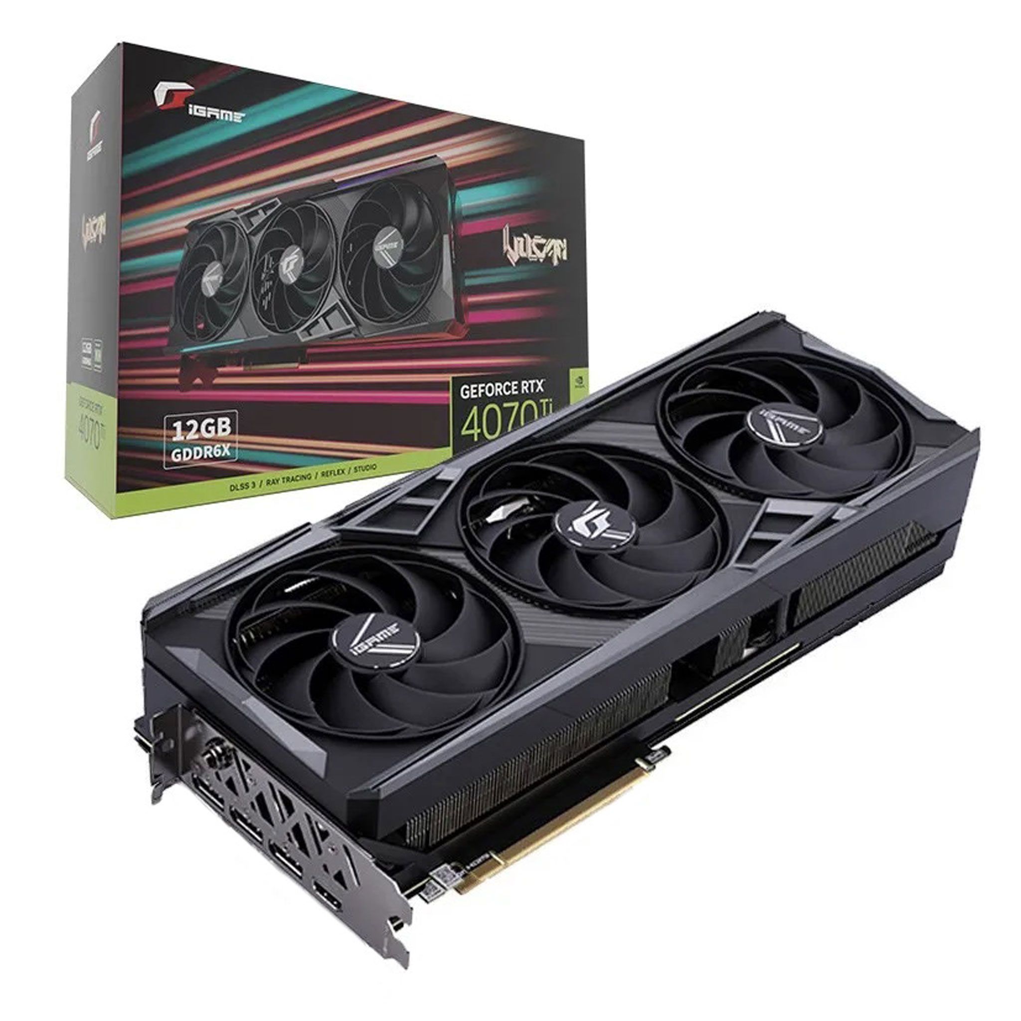 Card màn hình VGA Colorful iGame GeForce RTX 4070 Ti Vulcan OC-V 12GB