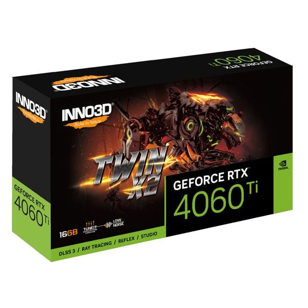  Card màn hình INNO3D RTX 4060 Ti 16GB Twin X2 