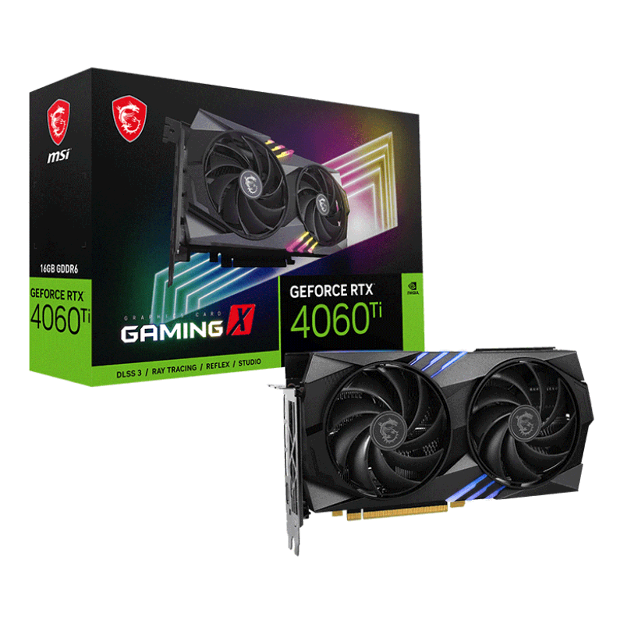 Card màn hình VGA MSI GeForce RTX 4060 Ti Gaming X 16G