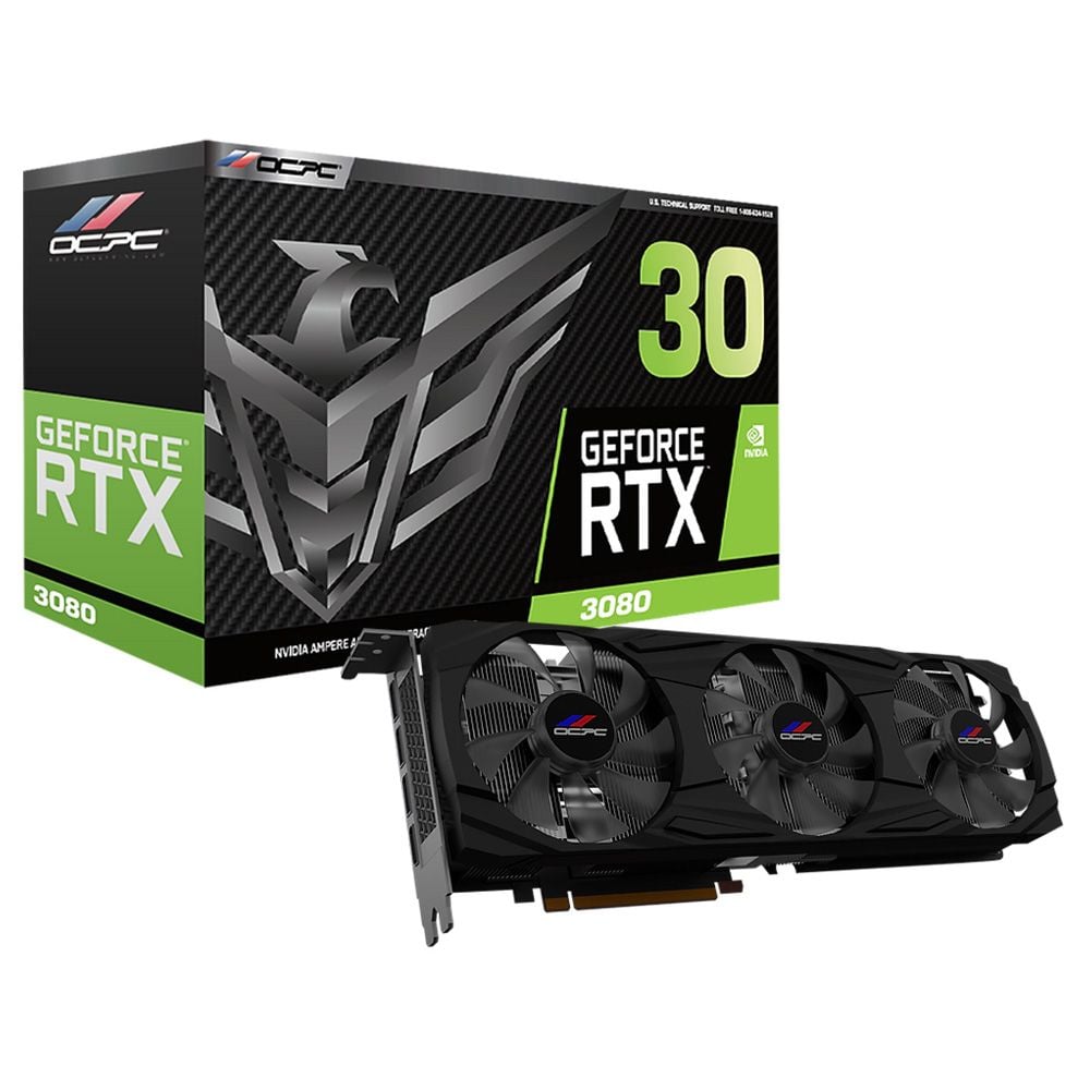 Card màn hình VGA OCPC GeForce RTX 3080 10GB Black