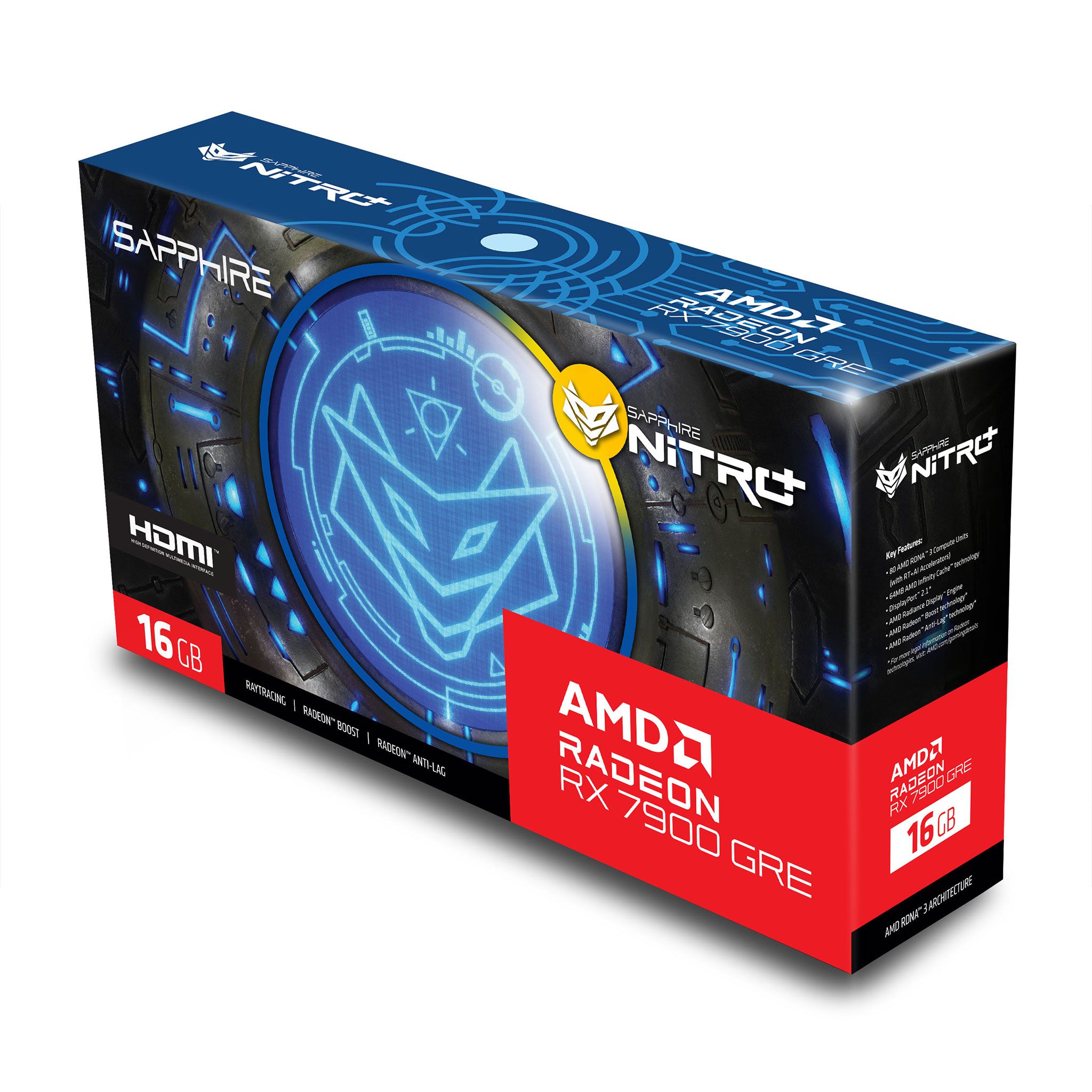 Card màn hình VGA Sapphire NITRO+ AMD Radeon RX 7900 GRE 16GB