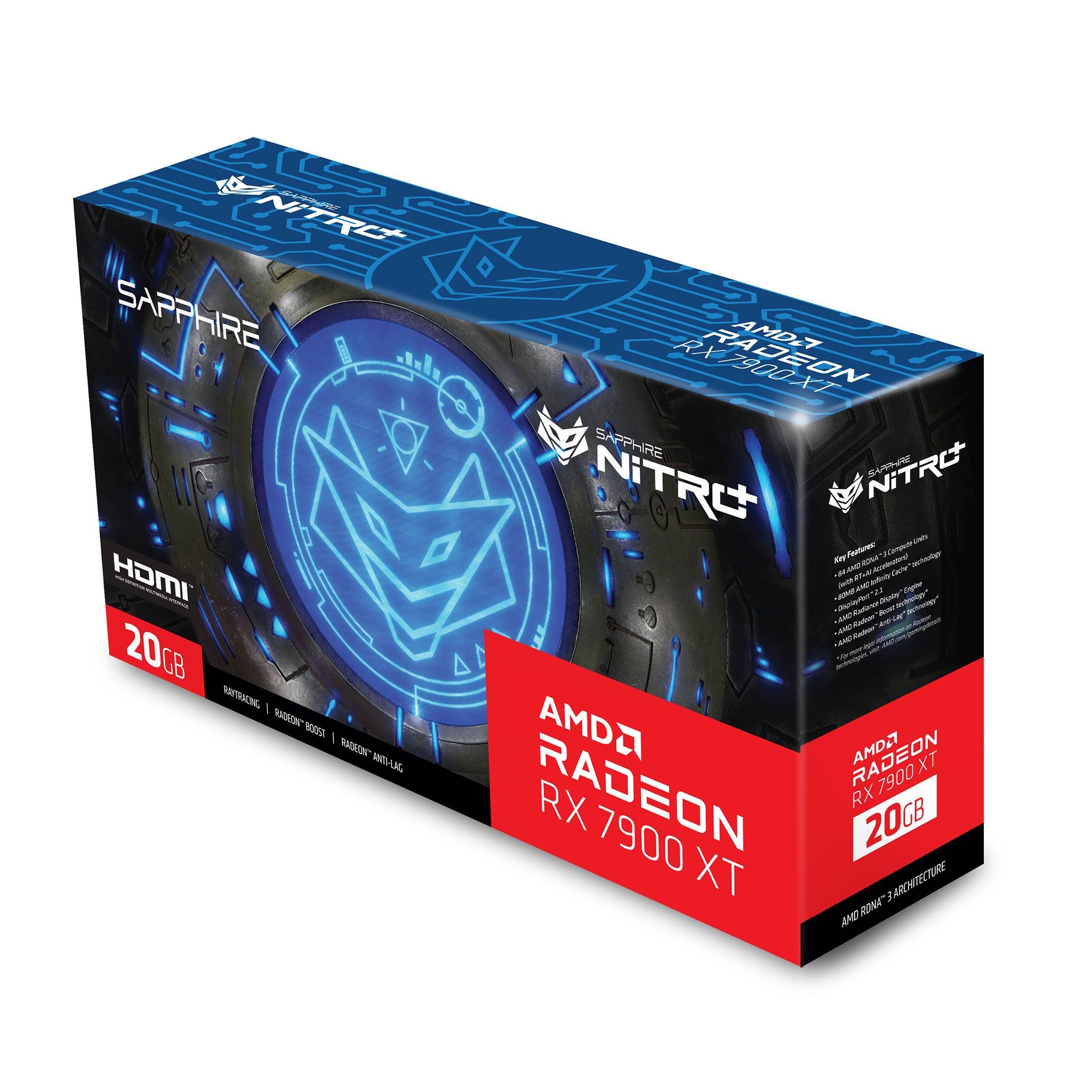 Card màn hình VGA Sapphire NITRO+ AMD Radeon RX 7900 XT Vapor-X 20GB