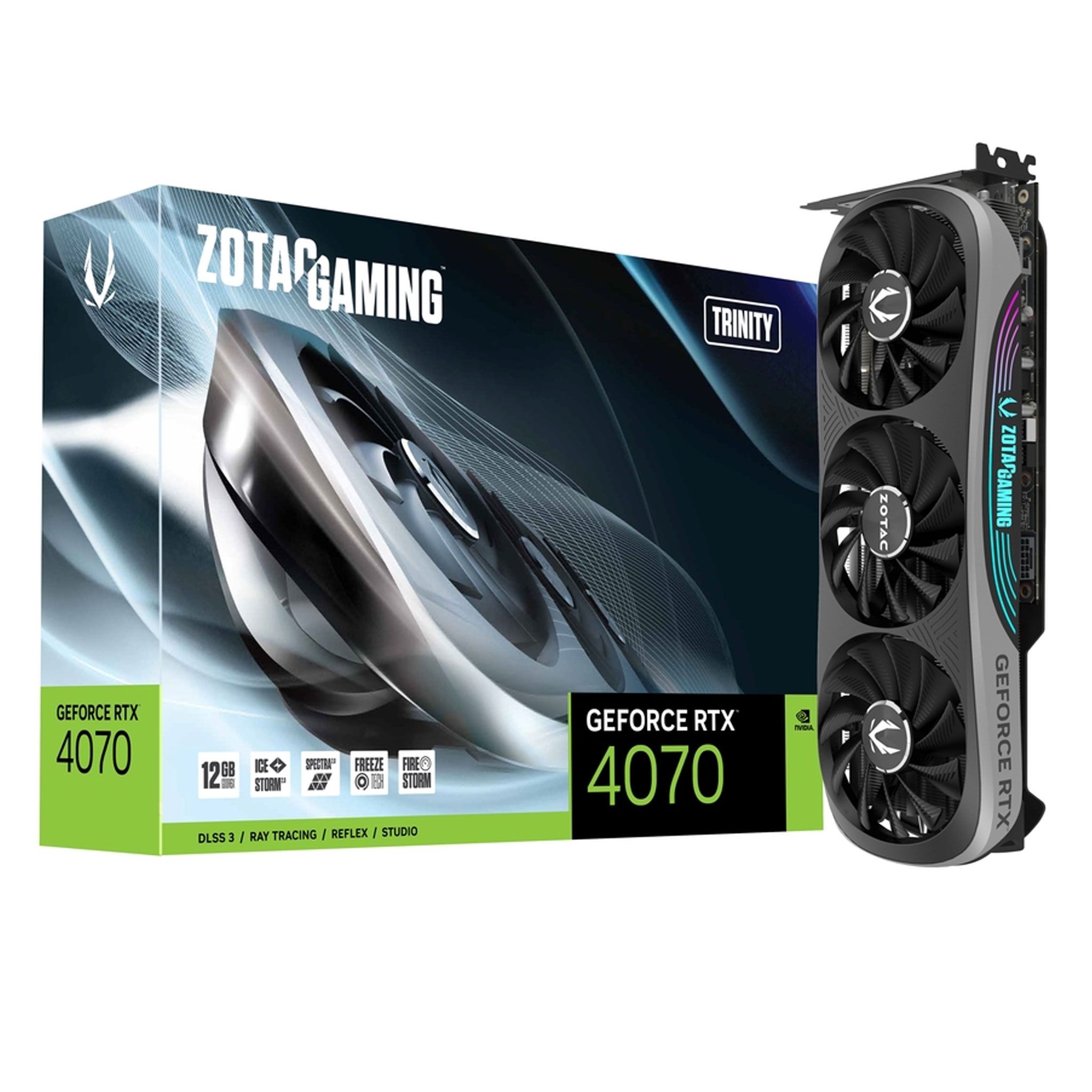 Card màn hình VGA ZOTAC Gaming GeForce RTX 4070 Trinity 12GB