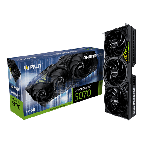 Card màn hình NVIDIA GeForce RTX 5070 Palit Gaming Pro | 12GB GDDR7, 6144 CUDA, 650W 