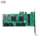  Card PCIe 88SE9215 8 Port Sata III 6Gbps Controller (SE-MA9215A-8T) 