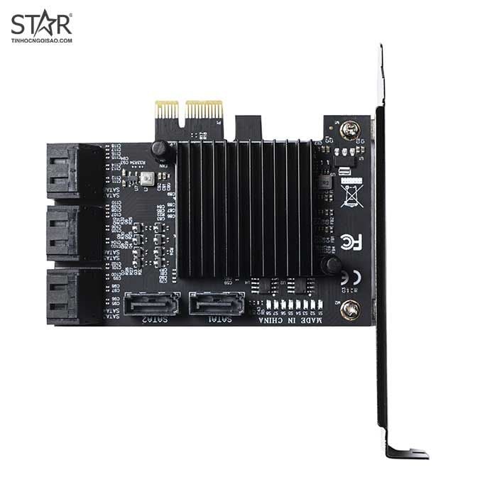 Card PCIe X1 8 Port Sata III 6Gbps Controller (SE-9215B-8T)