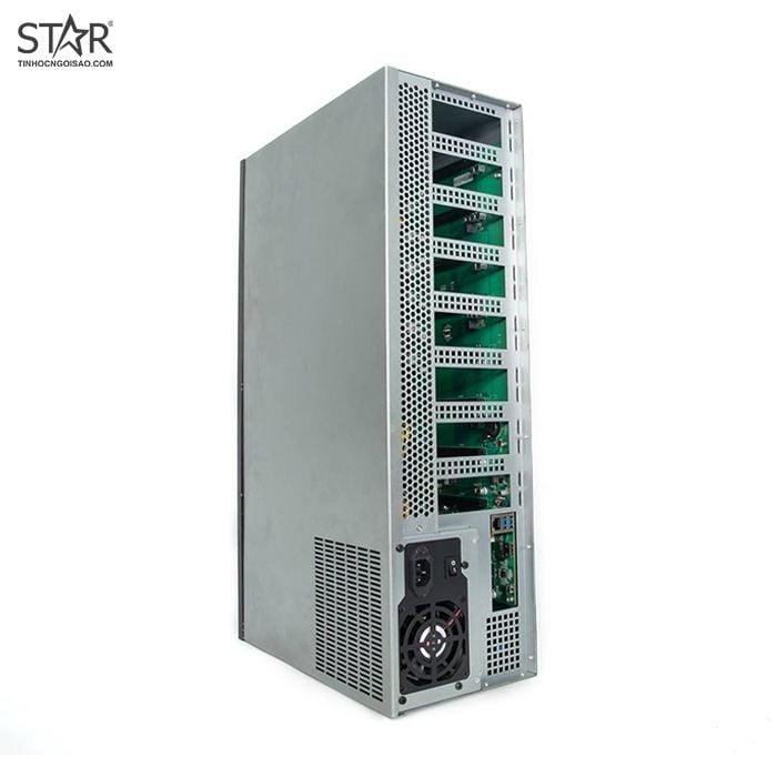 Case Bitcoin 4U 4W9 (4 Fan – Lắp 8 VGA)