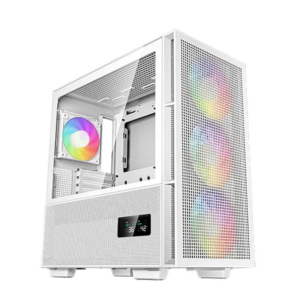  Thùng máy Deepcool CH560 Digital | Kèm sẵn 4 Fan ARGB, Black / White 