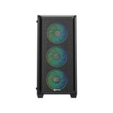  Thùng máy Jetek CSGO2 Z7 - Đen | E-ATX, kèm sẵn 3 fan RGB 