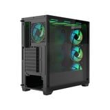  Thùng máy Jetek CSGO2 Z7 - Đen | E-ATX, kèm sẵn 3 fan RGB 