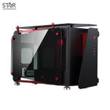  Thùng máy Jonsbo MOD1 Mini (Đỏ Đen/No Fan) 